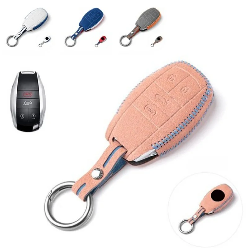 

Замшевый кожаный чехол с дистанционным управлением для автомобиля, чехол-держатель для Bentley Bentayga