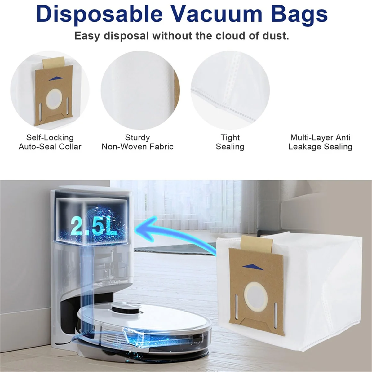 

Комплект аксессуаров для робота-пылесоса ECOVACS DEEBOT N10 PLUS/ T9+/ N8 PRO+/ N8+/ T8AIVI+/ T8+, запасные части — A19G