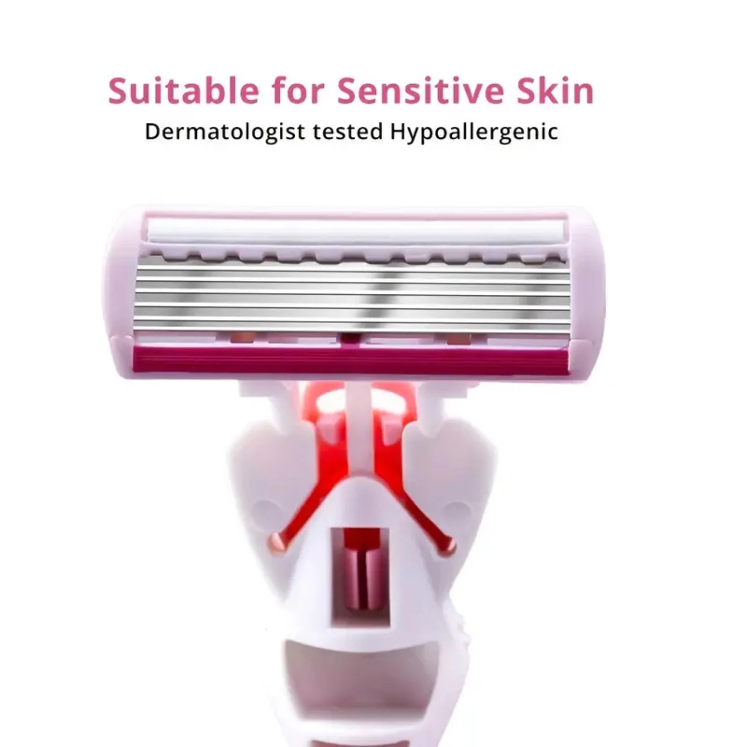 มีดโกนหนวดกําจัดขนสตรีสําหรับร่างกาย 1 ชิ้น - มีดโกนดูแลผิวเรียบลื่น พกพาสะดวก ใช้งานง่าย และอ่อนโยน