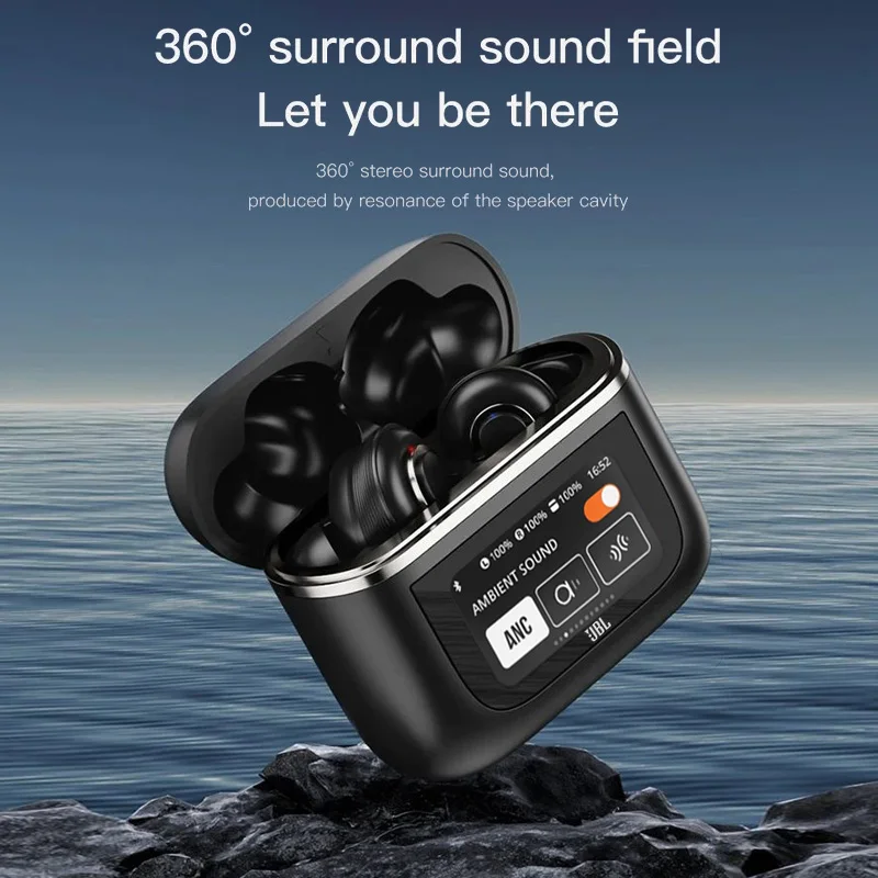 JBL Tour Pro 2 True Wireless Bluetooth Noise Cancelling Earbuds with LED Smart Display Box Bluetooth Earphones JBL Tour Pro2