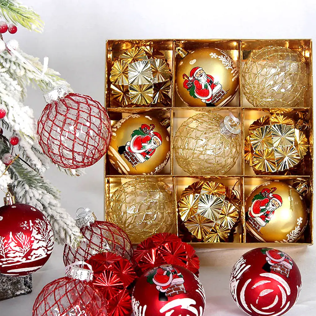 

Colorful Christmas Decoration Set Sparkling Balls For Tree Ornament Adding Festive Atmosphere