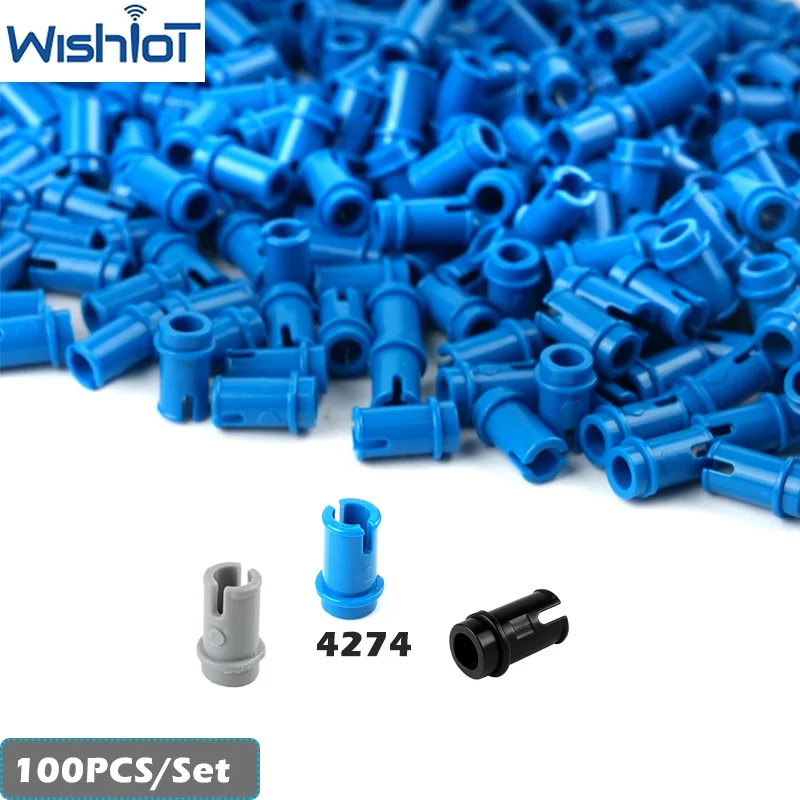 100 Teile/satz 4274 Kunststoff Technologie Bausteine Teile Glatte 3/4 Pin Verbinden Montage Spielzeug MOC Ziegel Ersatz Zubehör