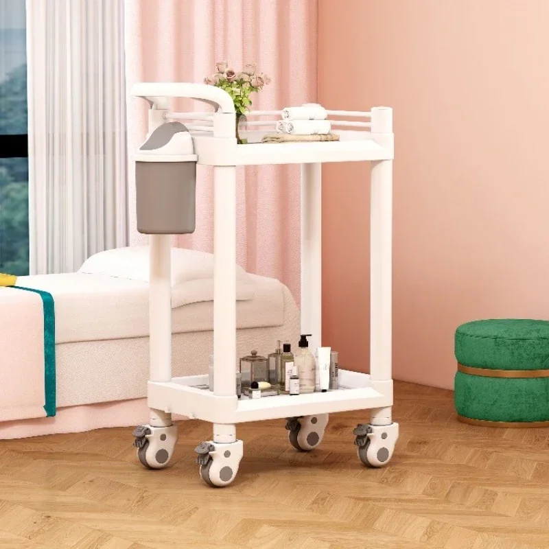 Salon Trolley Professional Cart Shopping Hospital Wheels Stations Clinical carro estetica ruedas profesional Service Bar