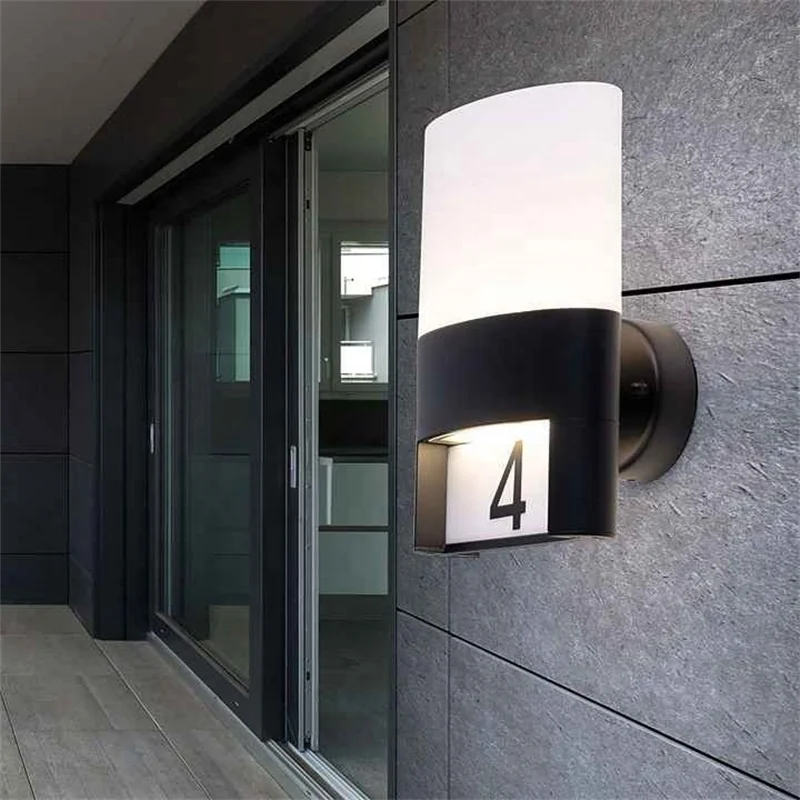 

10W Door Sign Light IP54 Waterproof Porch Courtyard Outdoor Wall Lamp Warm White LED Wall Light Led Wall Sconce