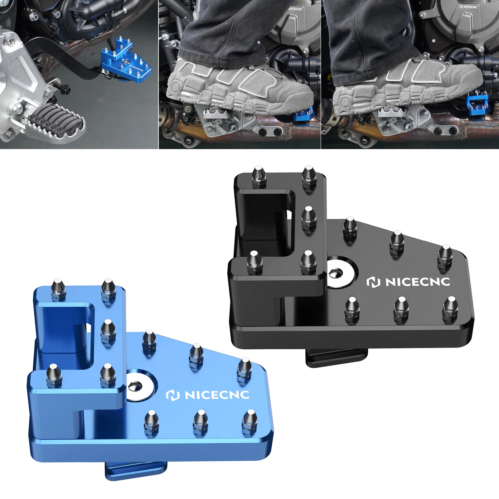 

Motorcycle Dual Control Brake Lever Pedal Tip Pad for Yamaha Tenere 700 2019-2024 Tenere 700 World Raid 2022 2023 2024