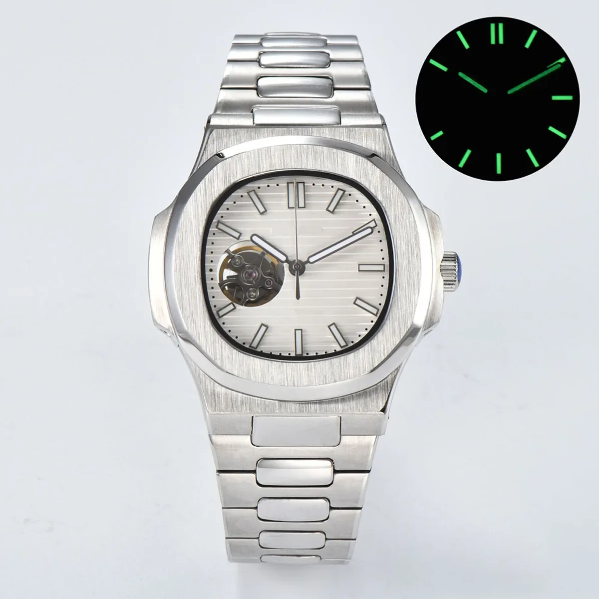 43mm NH38 automatic wristwatches for men with Japan genuine NH38 automatic movement 7118/1200A-011 5711/1300A-001 customize logo