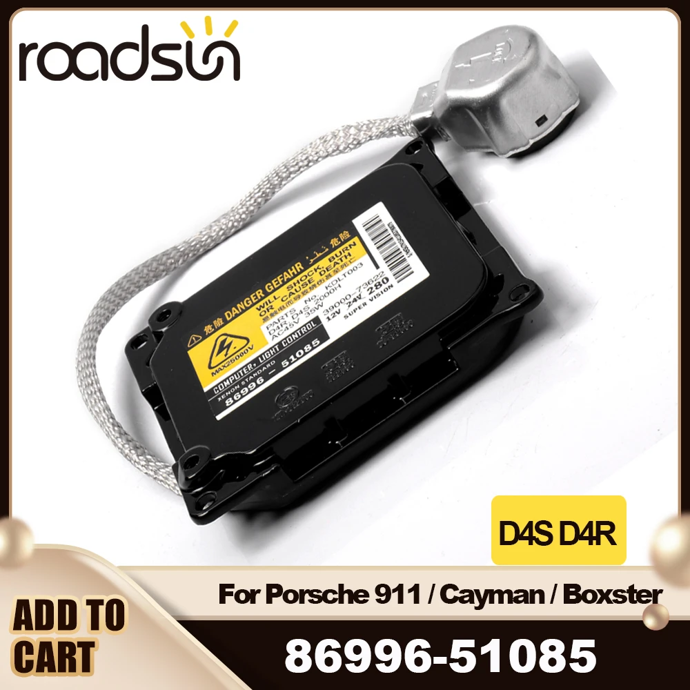 86996-51085 HID Xenon Ballast KDLT003 DDLT003 Control Unit Module D4 35W For Porsche 911 Boxster 2006-2011 Cayman 2006 2007 2008