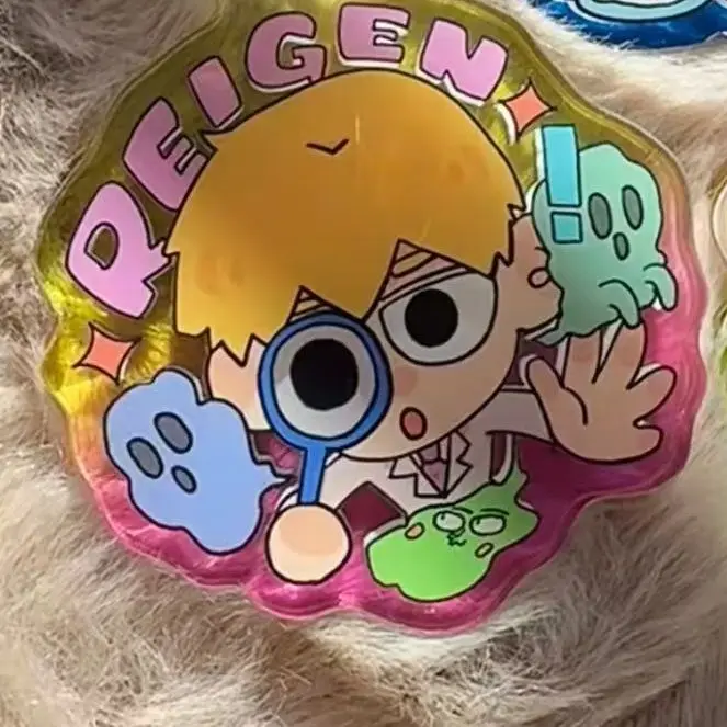 อะนิเมะ Mob Psycho 100 Reigen Arataka Kageyama Shigeo คอสเพลย์อะคริลิคพวงกุญแจกระเป๋าอุปกรณ์เสริม Chaveio ของขวัญวันเกิด