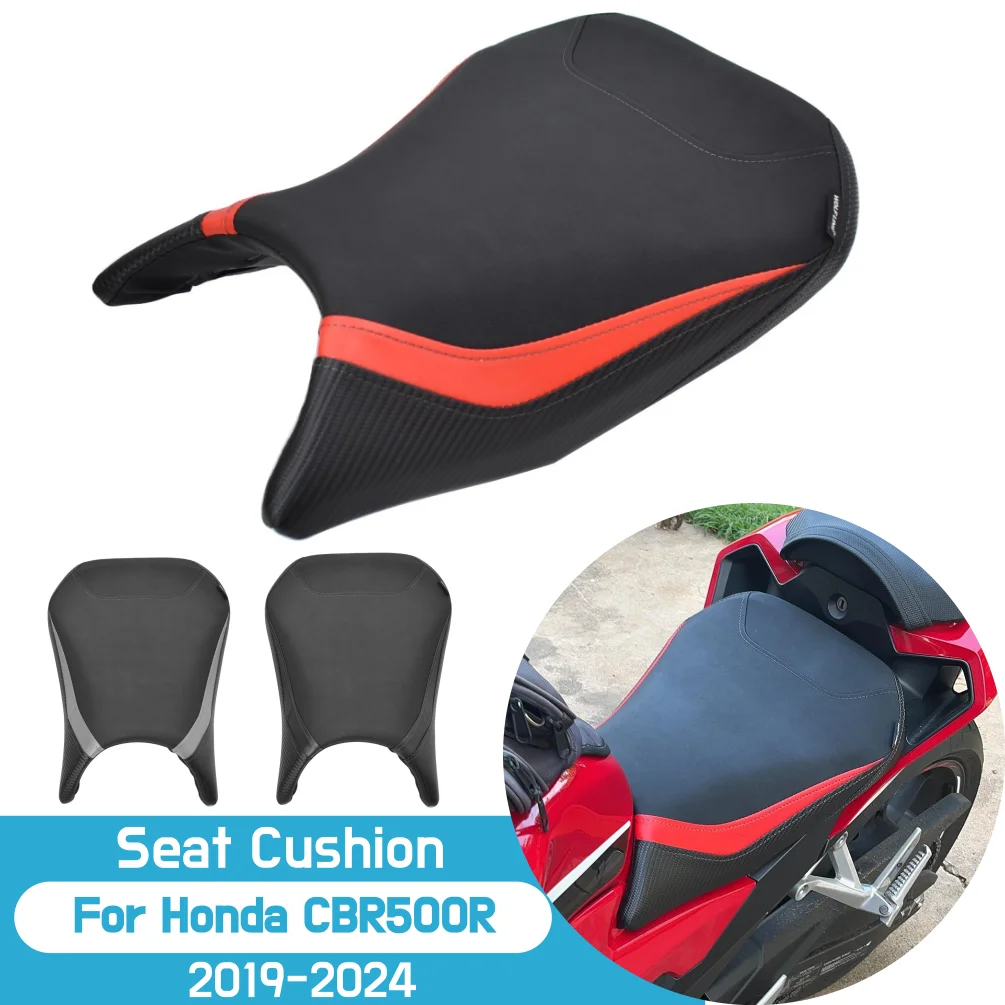 For Honda CBR 500R 2019~2024 CBR500R Front Seat Cushion Driver Rider Seat Pad Cover CBR400R 2022 2023 Motorcycle Accessories