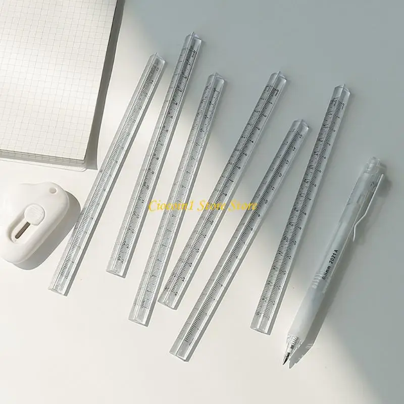 A3PC Creativo Righello Dritto 0-15 Strumento per righello matematica acrilica