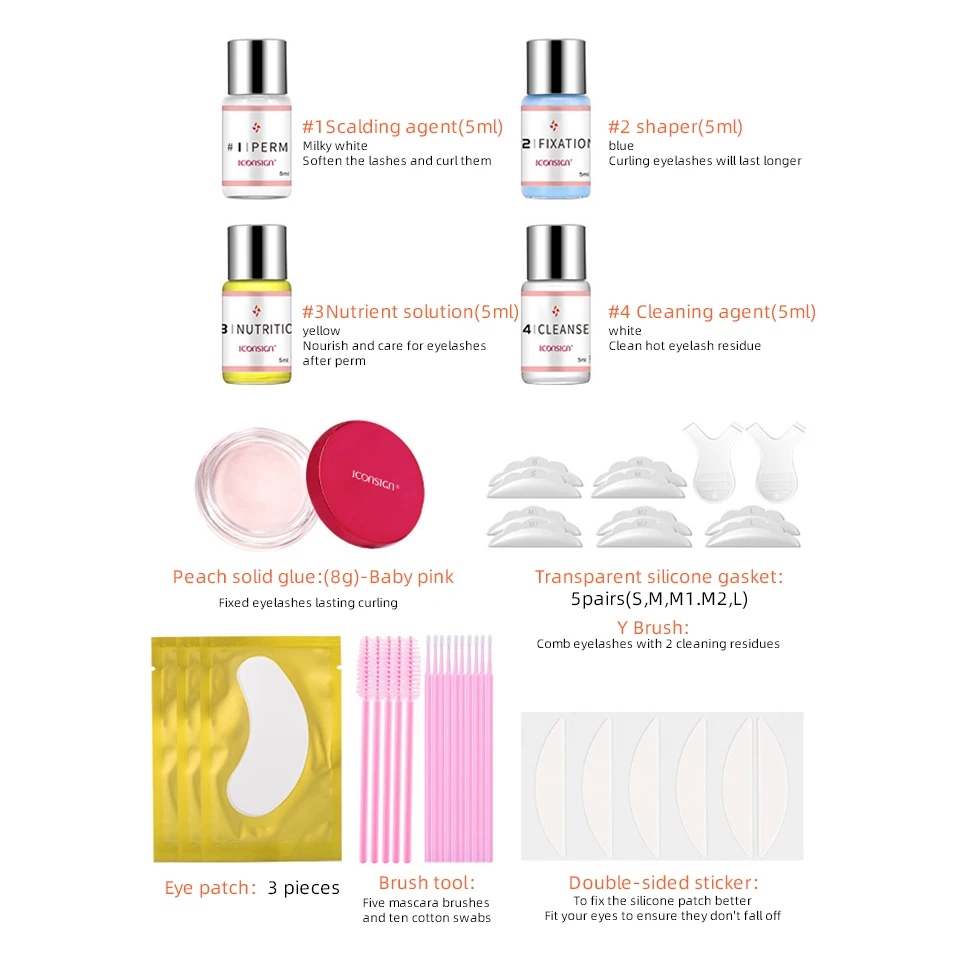 Professional Upgrade Version Lash Lift Kit Lifting Eyelashes Lasting 6-8 Weeks Lash Perm Eyelash Enhancer Calia Makeup Tools