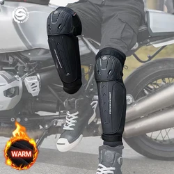 Star Field Knight-Accesorios de motocicleta, protección de rodilla, par de engranajes de conducción, equipo de carreras de Moto, felpa cálida, resistente al desgaste, Invierno
