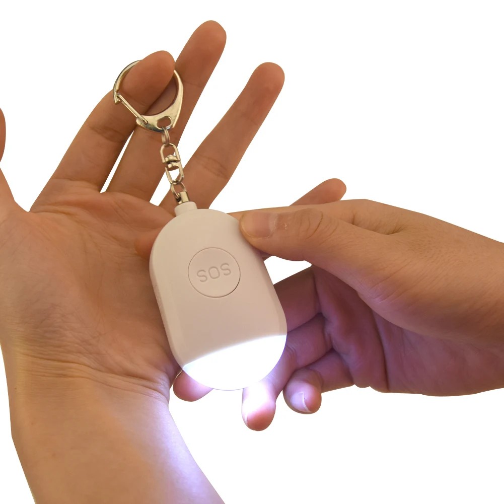 อุปกรณ์ป้องกันไซเรนแบบพกพายูเอสบีแบบชาร์จไฟได้ป้องกันหมาป่าสำหรับผู้หญิงเดินทางขนาดเล็กที่ปลอดภัย