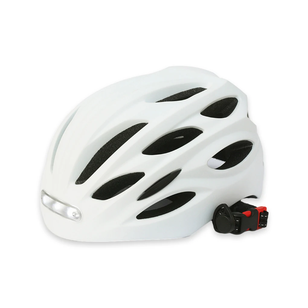 

Durable Bike Helmet With LED Light High Performance And Waterproof For Any Ride Portable Adjustable blue M