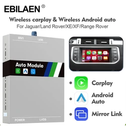 Wireless Apple Carplay For Jaguar XE XF Range Rover Lande Rover ro Evoque Discovery 4 Android Auto Ｍodule Box Mirror Link