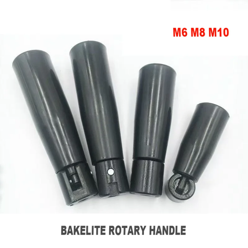 1-5PCS M4 M6 Safety Foldable Handwheel Handle Bakelite Rotary Handle Machine Handwheel Handle Folding Handle 50mm 63mm 80mm