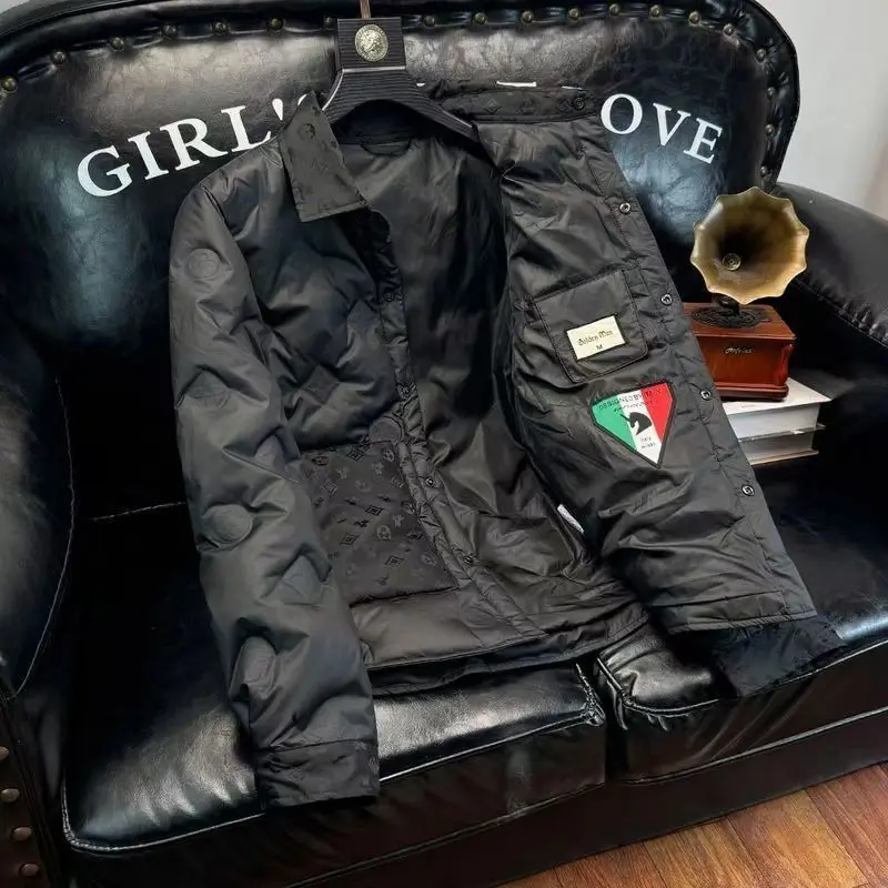 

Мужская зимняя куртка из хлопка с воротником-стойкой, новинка 2025 года, повседневная, модная, от бренда End Tide