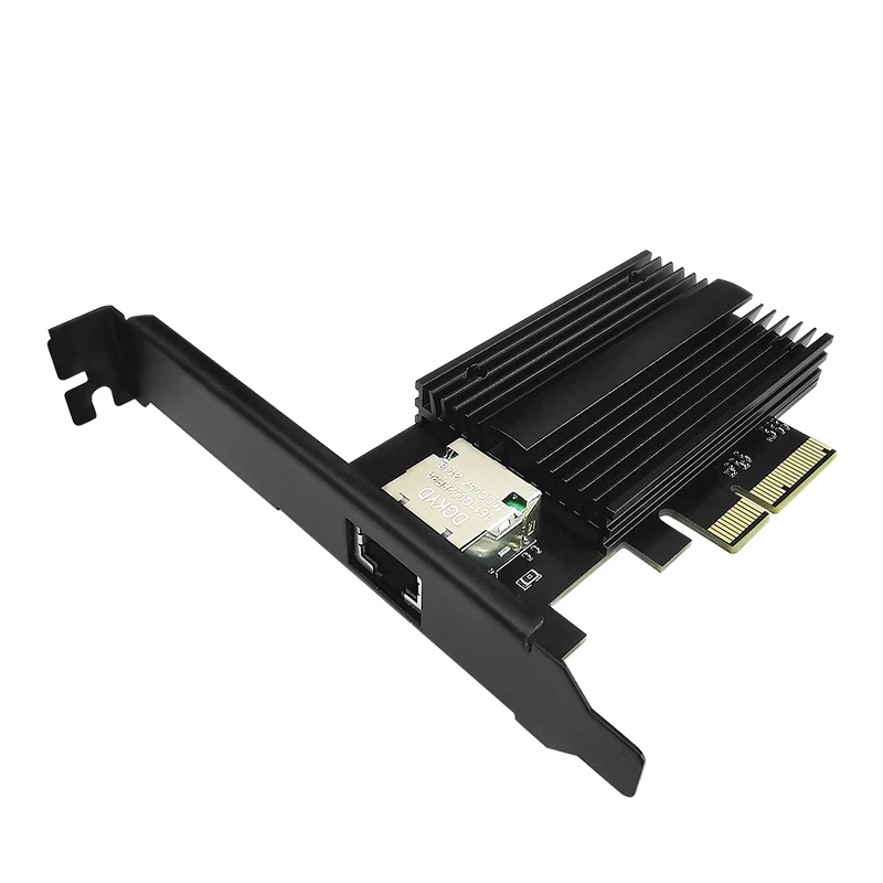 XikeStor Marvell AQC113C 10G Chip PCIEx4 RJ45 10Gbps  port Ethernet Network Card Support Windows/Linux/VMware, SKS-A113-1BT