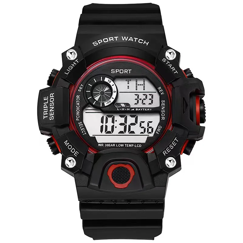 

Tactical Military Electronic Watch with Waterproof Shockproof Luminous Dial Alarm Clock Function, Outdoor Survival, Camping, Hik