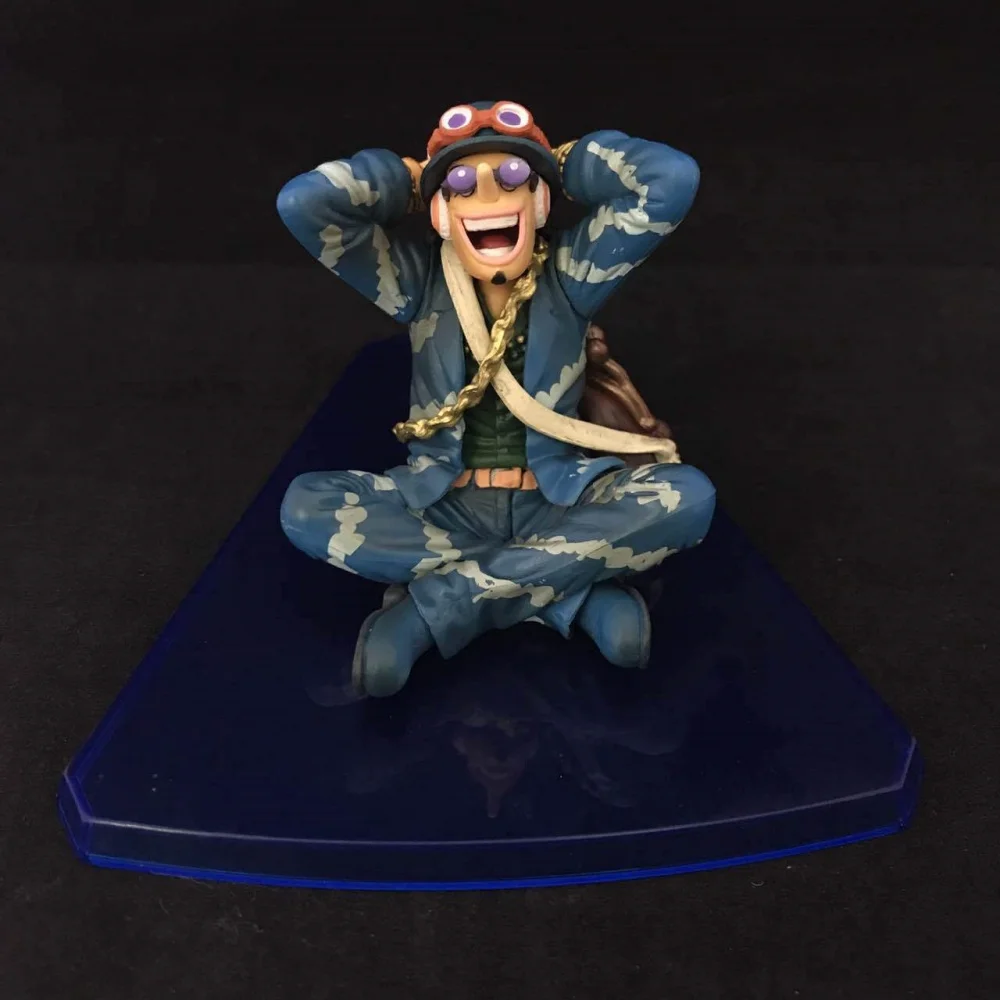 

Аниме-фигурка Усопп из One Piece, 20-я серия, в синей одежде, ПВХ, коллекционная модель, игрушка, 7 см