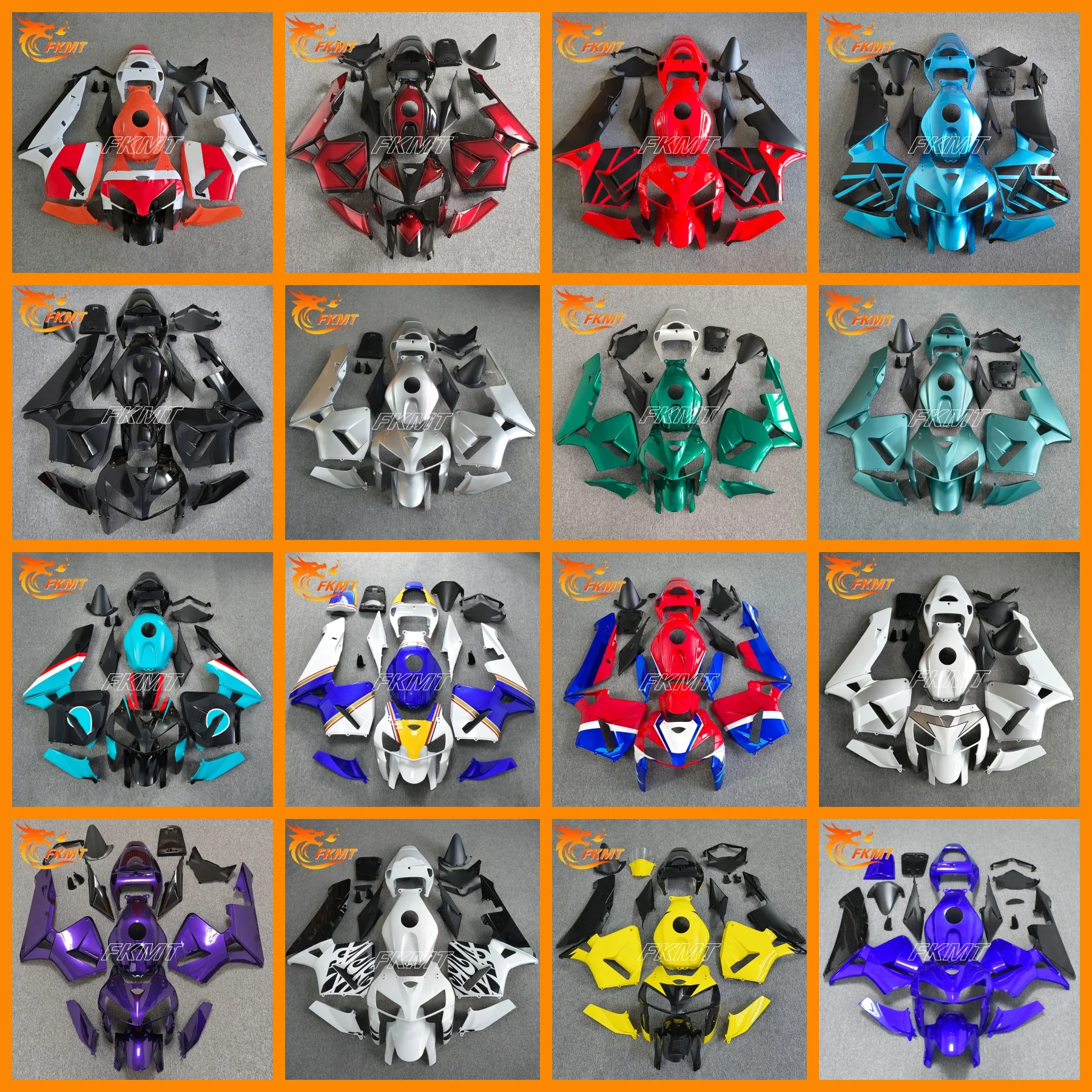 Motorcycle Fairings Kit For HONDA CBR600RR F5 CBR 600 RR 600RR 05 06 Bodywork Set CBR600 2005 2006 Injection Mold Full Fairing