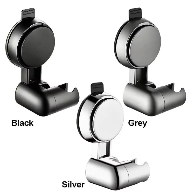 Shower Head 360° Rotating Adjustable Suction Wall Mount Handheld Holder Water Saving for Home Shower