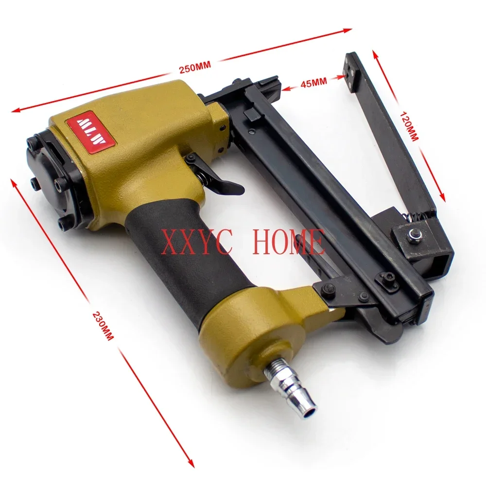 1022J Multifunctional Pneumatic Staple Gun Code Nail Gun Book Sewer Leather Fabric Carton Wood Air Nailer Stapler