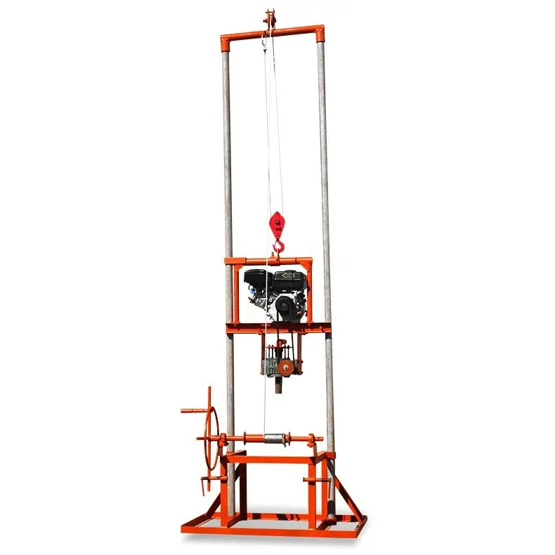 

Customized 80m Water Well Mini Drilling Rig Petrol Diesel Manual Portable Borehole Drilling Machine Lightweight Hot Sale