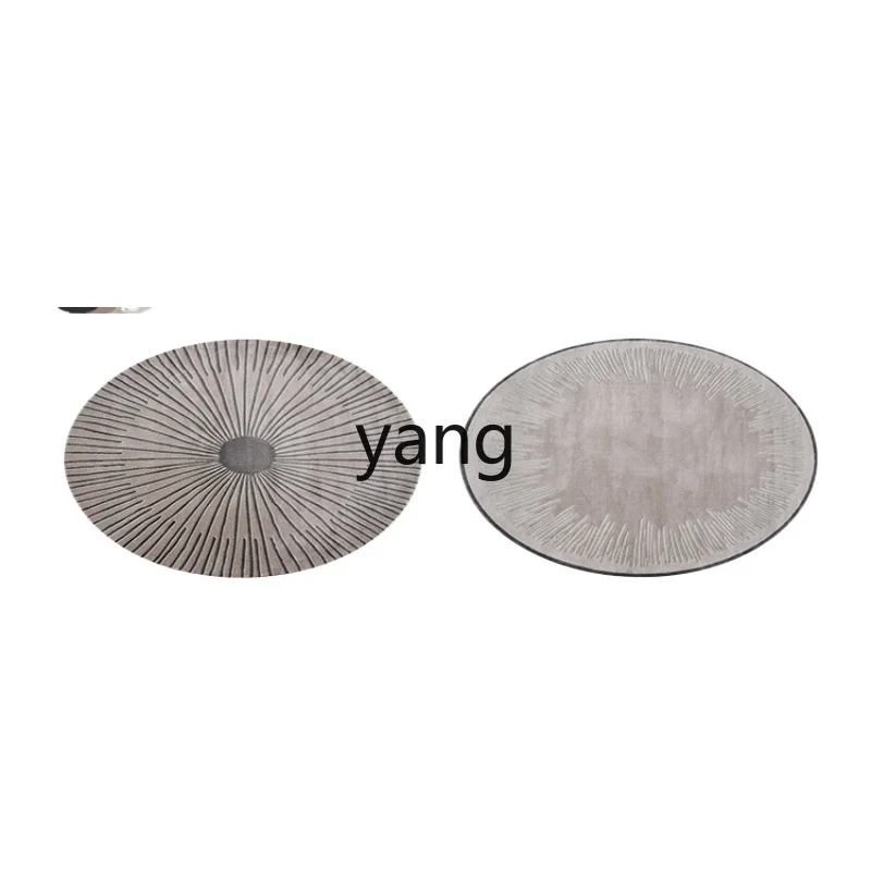 

L'm'm Italian round Carpet Nordic Instagram Style Living Room Silent Abstract Designer Model Room Carpet