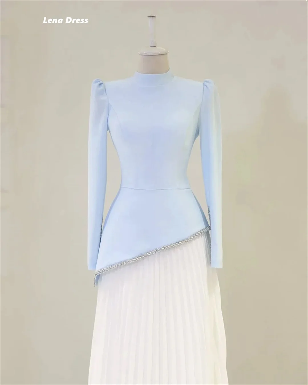 Lena Custom Made Prom Dresses 2025 Evening Dress Luxury Elegant Evening Dresses for Special Occasions Long Sleeves Ball Gowns image 6