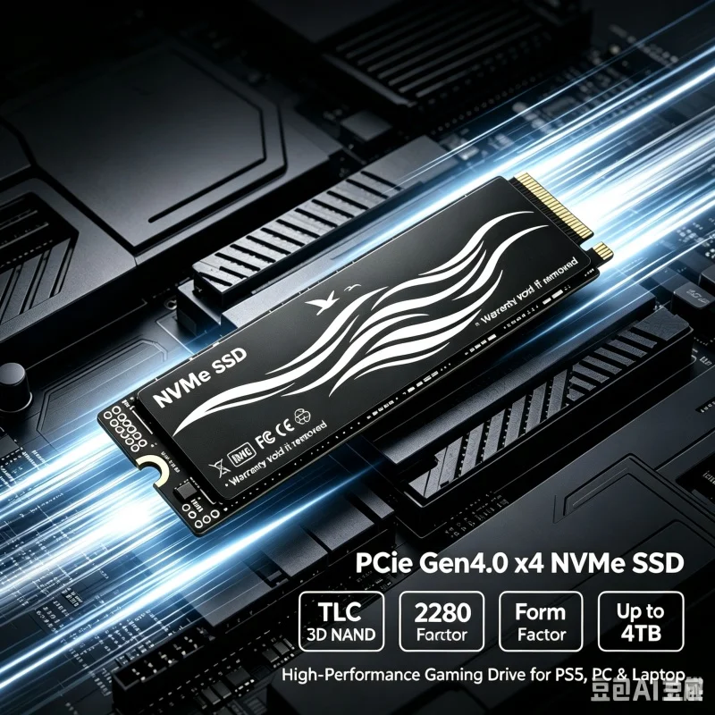 New M.2 NVMe SSD PCIe Gen4 High Performance Internal Drive 500GB 1TB 2TB 4TB Storage Upgrade For PS5 Desktop Laptop