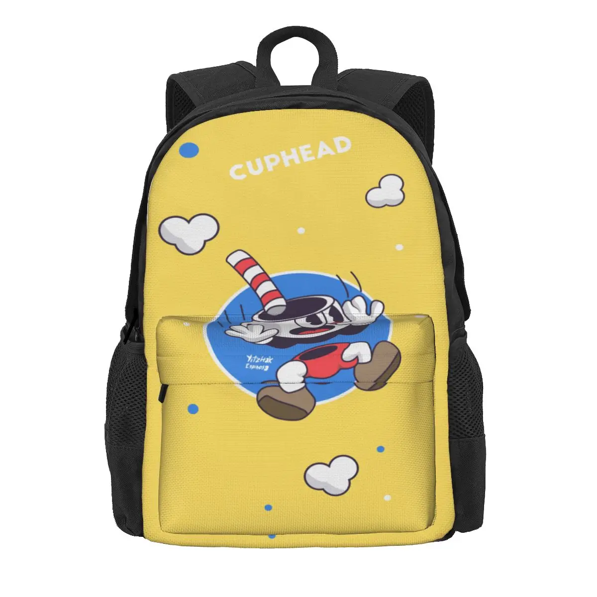 

Cuphead Game Women Backpack Fashion Student School Bag Laptop Mochila Boys Girls Large Capacity Travel Rucksack