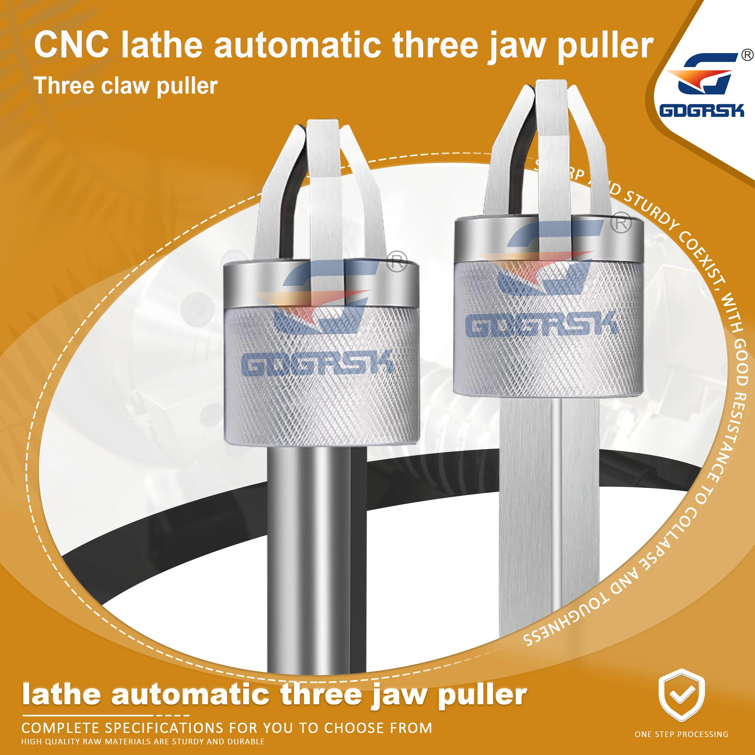 Round Handle 16 20 25 32 Square Handle 16 20 20 25 CNC Lathe Three Jaw Back Puller Suitable For Lathe Drawing And Pulling Tools
