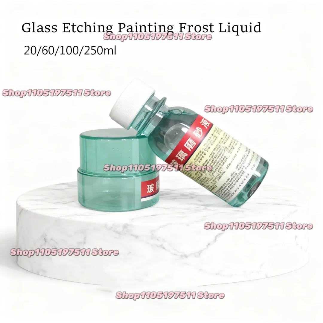 20/60/100/250ml Glass Etching Painting Frost Liquid for DIY Tools