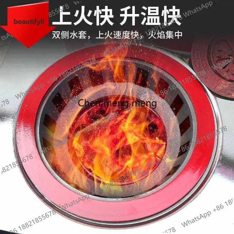 

D185 Новая сельская газификационная печь для отопления, энергосберегающая, с защитой от перегрева, бытовая отопительная печь