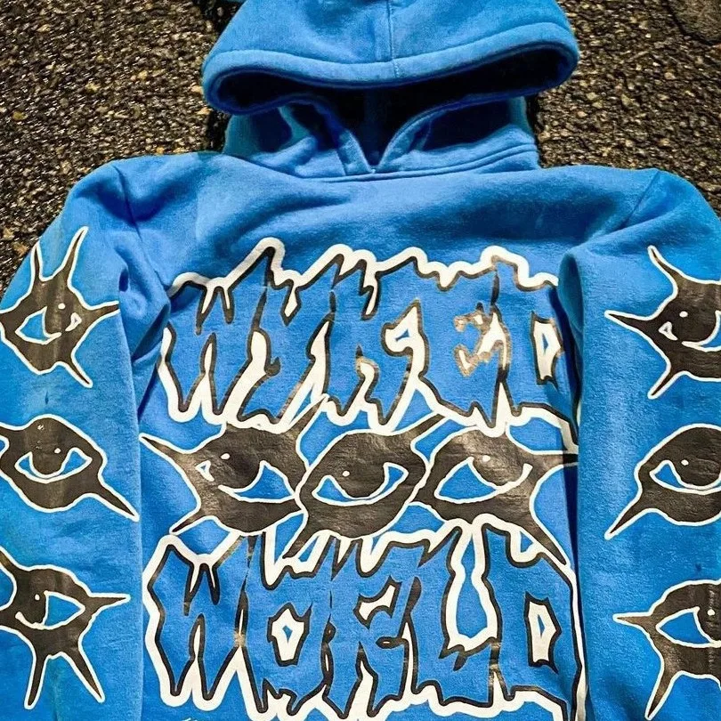 

2024 New Spring American Street Dark Gothic Trendy Person Street Hooded Hooded Hooded Hoodie