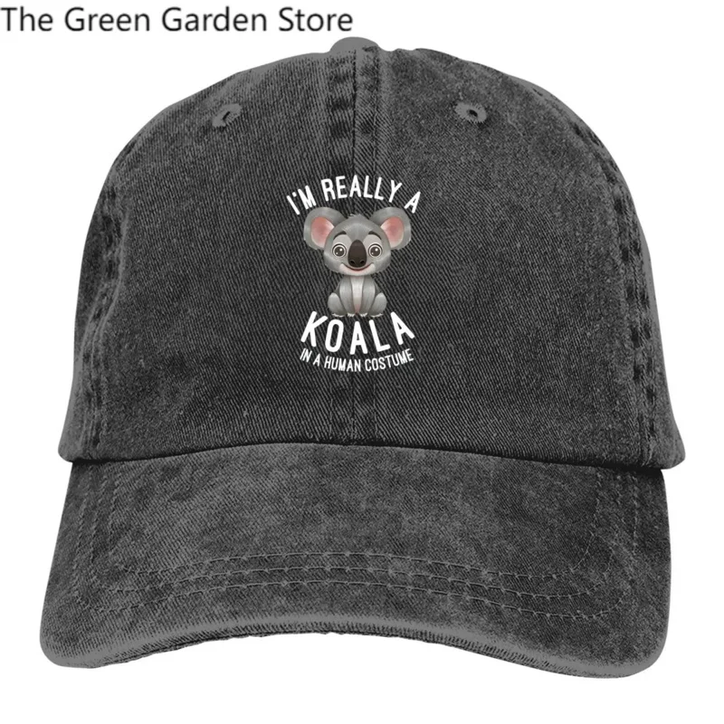 

I'm Really Baseball Cap Men Hats Women Visor Protection Snapback Australian Koala Caps