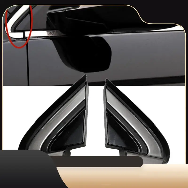 

Exterior Pillar Corner Garnish Side Rearview Mirror Triangle Plates Trim For Honda CR-V CRV 2007-2011 Car Accessories