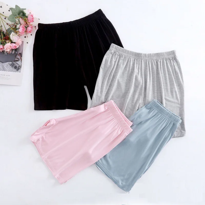 Plus Size Women's Clothing Five-point Shorts Modal Pajamas Pants Summer Home Wear Loose Leisure Sports Half Length Pant Outside