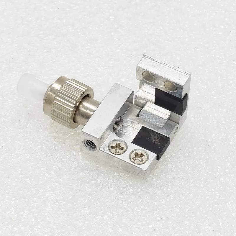 New Optical Fiber Connector OTDR Test Flange FC Mini Magnet Clamp Bare Fiber Adapter Temporary Connection Coupler