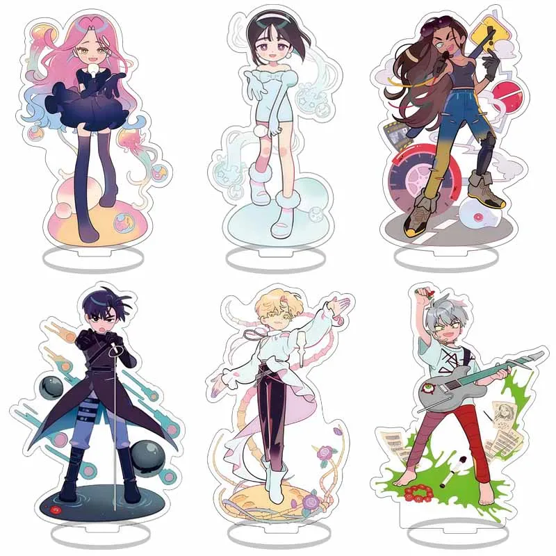 

Popular Anime Alien Stage Acrylic Standing Plates Hyuna Mizi Sua Luka Ivan Till Desktop Decoration Bedroom Model Cosplay Decor
