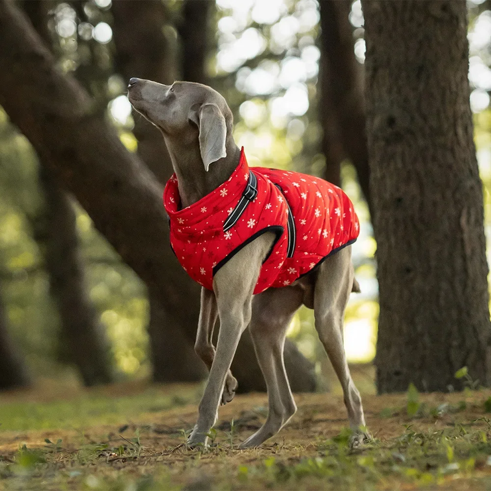 

Christmas Custom Fashion Pet Clothes Winter Dog Jacket Pet Costumes Waterproof Dog Vest for Large Dogs