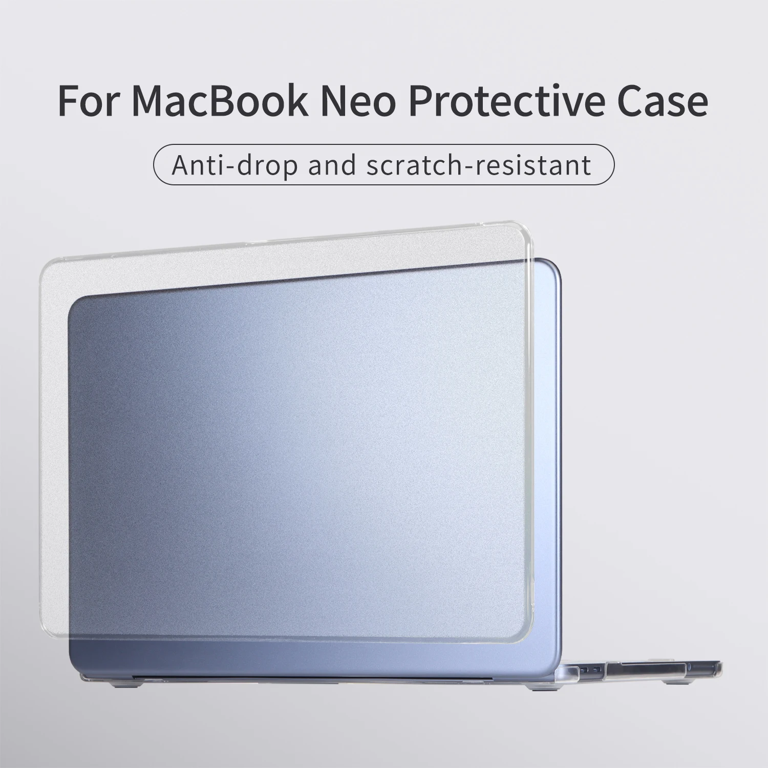 

Laptop Case For MacBook Neo Case 13 inch 2026 Model A3404 Matte Transparent Match Official Color Plastic Hard Shell Laptop Case