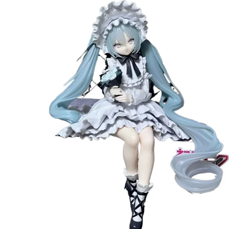 12cm Miku Anime-Figur Retro Schönes Mädchen Puppe Sammlerstück Desktop-Ornament Sofort Heim- und Bürodekoration Geburtstagsgeschenk für Erwachsene