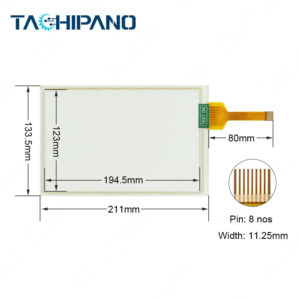 PL-3700-M01 Touch Screen for PL3700-S11 PL3700-S42 Panel Glass Digitizer