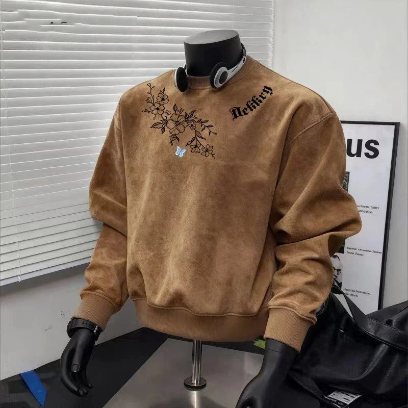 

Men's Casual Short Sleeve Solid Color Round Neck T-Shirt Breathable Daily Wear Spring Autumn Knit Top