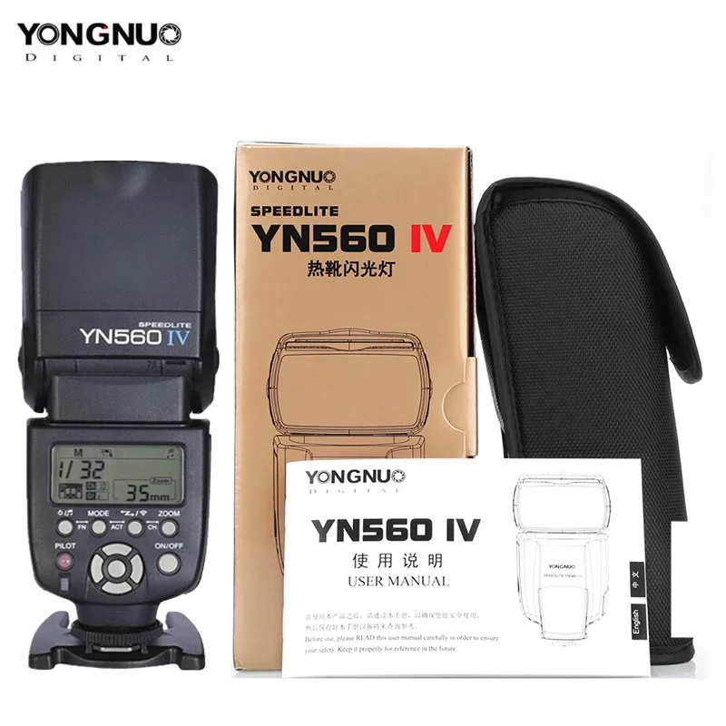 

Yongnuo YN560IV Speedlite 2,4G Беспроводная радиосистема Master Slave Flash YN560 IV для зеркальной камеры Canon Nikon Sony Pentax Olympus Fuji