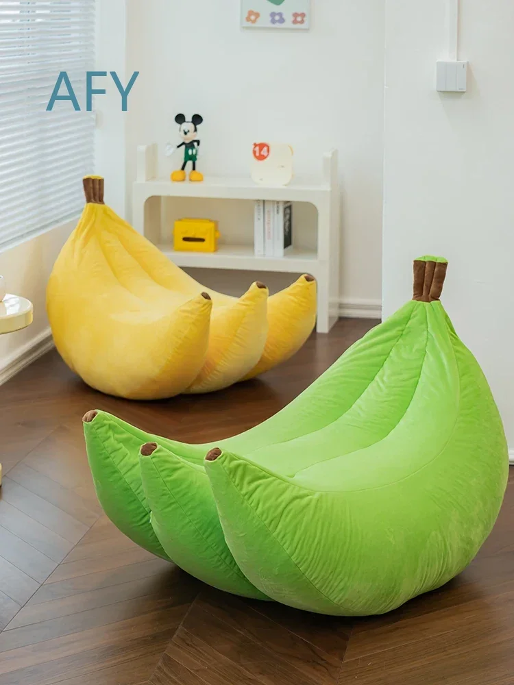 Creative Fruit Lazy Sofa for Home Bedroom Tatami Recliner Chair for Banana Single Chairs Furniture Living Room Accent Chair