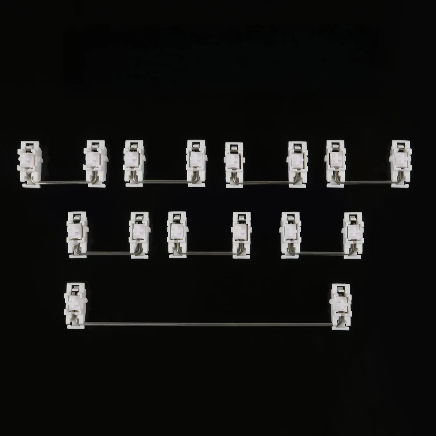 

Prelubed GATERON Plate mount stabilizer set for 100% 80% mechanical keyboard 6.25u spacebar 84 87 108 layouts