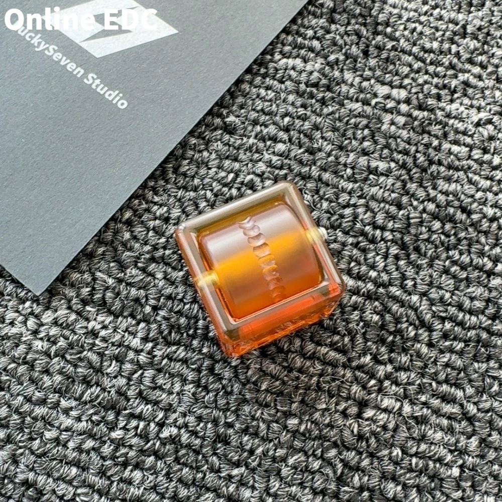 Used EDC Toys L7 EDC Pudding PEI Ratchet Fidget Spinner Stress Relief Toy Office Desk Accessories Anxiety Relief Gadgets